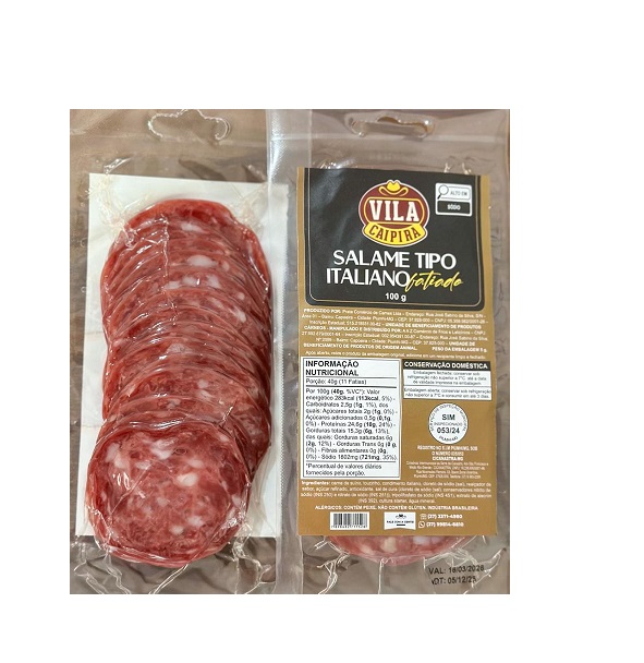 91099 - Salame Tipo Italiano Fatiado